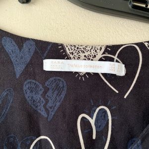 Zara heart print dress